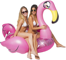 Load image into Gallery viewer, Pool Candy Giant Glitterfied Pool Inflatable, Flamingo