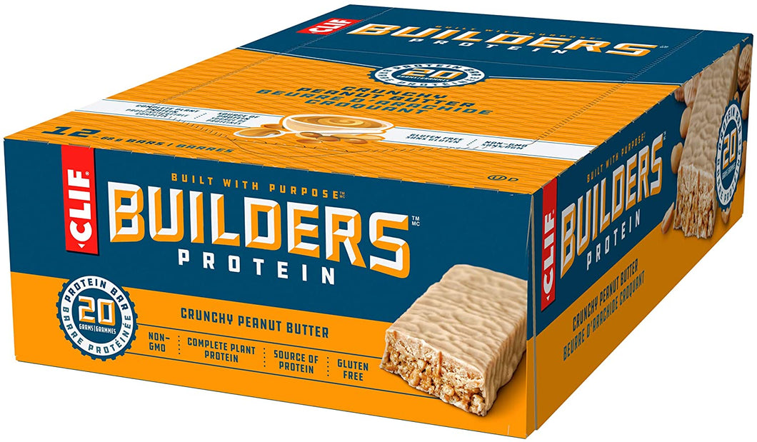 Clif Builders - Protein Bars - 20g Protein (2.4 Ounce, 12 Count) (Now Gluten Free)