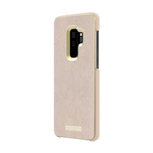 Load image into Gallery viewer, kate spade new york Wrap Case for Samsung Galaxy S9 Plus - Rose Gold Saffiano Rose Gold / Gold Logo Plate