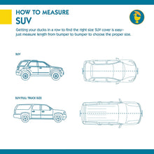 Load image into Gallery viewer, Duck Covers Double Defender SUV Cover for SUVs/Pickup Trucks with Shell or Bed Cap up to 17&#39; 5&quot;