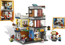 Load image into Gallery viewer, LEGO Creator 3 in 1 Townhouse Pet Shop &amp; Café 31097 Toy Store Building Set with Bank