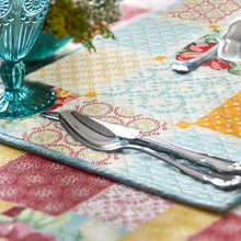 Load image into Gallery viewer, The Pioneer Woman Diamond Patchwork Placemat, Pack of 4