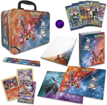 Load image into Gallery viewer, Pokemon 2016 Collectors Chest Treasure Tin: Volcanion, Magearna and Shiny Mega Gengar-EX