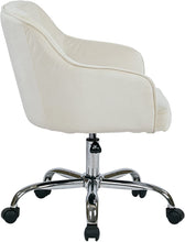 Load image into Gallery viewer, AVE SIX Bristol Chrome Base Upholstered Task Chair, Oyster Velvet