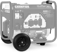 Load image into Gallery viewer, Champion Wheel Kit with Folding Handle and Never-Flat Tires for Champion 2800 to 4750-Watt Generators