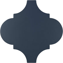 Load image into Gallery viewer, SomerTile FNU8PLBL Provenzale Lantern Bleu Porcelain Floor and Wall Tile, 8" x 8", Blue (24-pack)