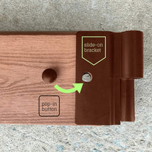 Load image into Gallery viewer, One Inch Series 4ft. x 4ft. x 11in. Composite Square Sandbox Kit
