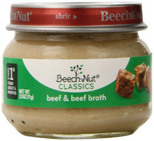 Load image into Gallery viewer, Beech-Nut Stage 1 Beef and Broth, 2.5 Ounce (Pack of 10)
