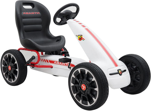 Blazin Wheels Abarth Licensed F1 Pedal Go Kart, White