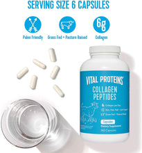 Load image into Gallery viewer, Vital Proteins Collagen Pills Supplement (Type I, III), 360 Collagen Capsules, 3300mg Serving Help Support Healthy Hair, Skin, Nails, Joints - Dairy and Gluten Free - Hydrolyzed Collagen Supplement