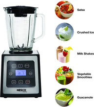 Load image into Gallery viewer, NESCO BL-90, Digital Control Blender with Stainless Steel Trim, Black, 700 watts