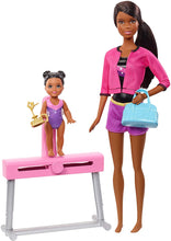 Load image into Gallery viewer, Barbie Gymnastics Coach Dolls &amp; Playset