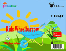 Load image into Gallery viewer, G &amp; F Products G &amp; F 10041 JustForKids Kids Wheel Barrel made of real metal kids size