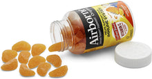 Load image into Gallery viewer, Vitamin C 750mg (per serving) - Airborne Zesty Orange Flavored Gummies (42 count in a bottle), Gluten-Free Immune Support Supplement With Vitamins A C E, Selenium, Echinacea, Ginger, Antioxidant