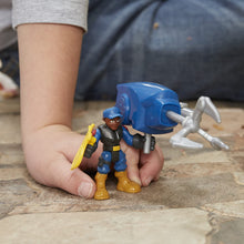 Load image into Gallery viewer, Playskool Heroes Chomp Squad Troopersaurus and Bobby Badge