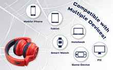 Load image into Gallery viewer, Kids Bluetooth Headphones for Kids Spiderman Far from Home Wireless Rechargeable Foldable Bluetooth Headphones with Microphone Kid Friendly Sound and Bonus Detachable Cord