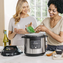 Load image into Gallery viewer, Ninja Instant, 1000-Watt Pressure, Slow, Multi Cooker, and Steamer with 6-Quart Ceramic Coated Pot &amp; Steam Rack (PC101), Black/Si, Silver
