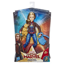Load image into Gallery viewer, Marvel Captain Marvel Movie Captain Marvel Super Hero Doll Goose The Cat (Ages 6 &amp; Up)