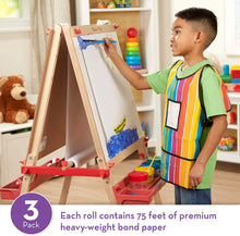 Load image into Gallery viewer, Melissa &amp; Doug Tabletop Easel Paper Roll (12 inches x 75 feet), 3-Pack