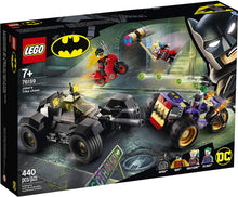 Load image into Gallery viewer, LEGO DC Batman Joker's Trike Chase 76159 Super-Hero Cars and Motorcycle Playset, Mini Shooting Batmobile Toy, for Fans of Batman, Robin, The Joker and Harley Quinn, New 2020 (440 Pieces)