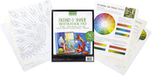 Load image into Gallery viewer, Crayola Blend &amp; Shade Inspiration Pad, Adult Coloring Book, 40 Pages