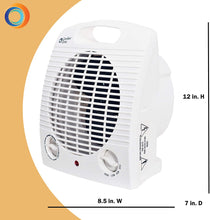 Load image into Gallery viewer, Comfort Zone CZ35 1500 Watt Portable Heater with Thermostat, White