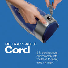 Load image into Gallery viewer, Hamilton Beach Steam Iron &amp; Vertical Steamer for Clothes with Scratch-Resistant Durathon Soleplate, 1500 Watts, Retractable Cord, 3-Way Auto Shutoff, Anti-Drip, Self-Cleaning, Blue (19803)