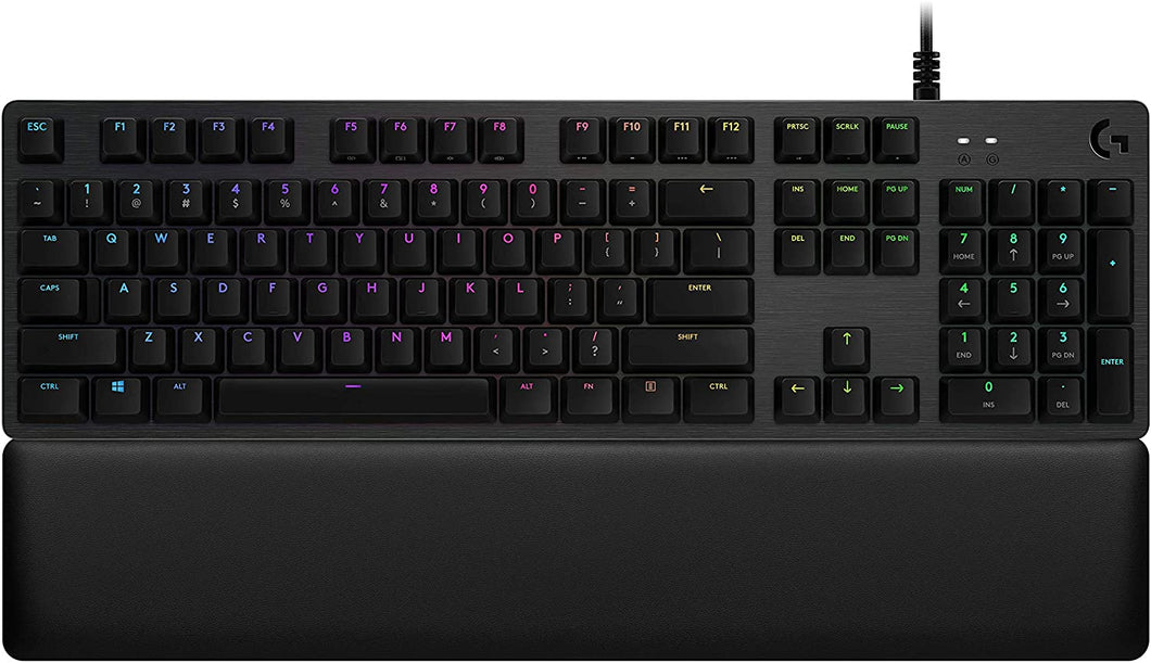 Logitech G513 RGB Backlit Mechanical Gaming Keyboard with Romer-G Keyswitches (Carbon)