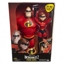 Load image into Gallery viewer, The Incredibles 2 Power Couple, Features 12" Mr. Incredible and Elastigirl Slingshot Figure