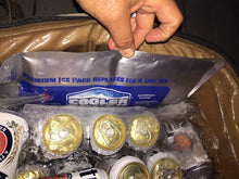 Load image into Gallery viewer, Cooler Shock 3X Lg. Zero°F Cooler Freeze Packs 10x14 inch - No More Ice Replaces Ice and is Reusable - Easy Fill - Add Water and Save! - 12lbs Total - Made in The USA