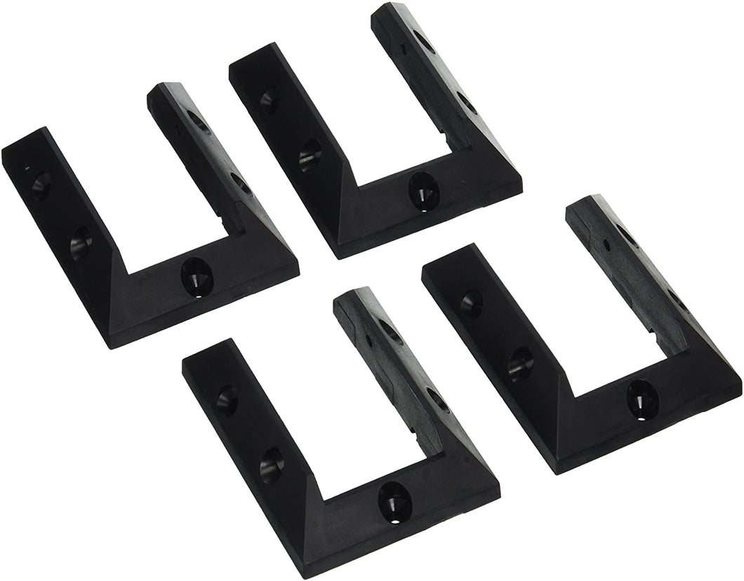Black Rail Bracket (4-Pack)