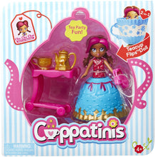 Load image into Gallery viewer, Cuppatinis Cha Cha Chai Doll with Tea Cart