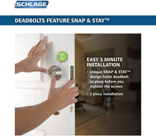Load image into Gallery viewer, Deadbolt, Keyed 1 Side, and Accent Lever Security Set