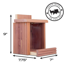 Load image into Gallery viewer, Pennington 100509197 Cedar Squirrel Snacker Feeder, 2.75 LB Capacity