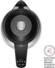 Load image into Gallery viewer, Chefman Electric Kettle w-Temperature Control, Removable, 5 Presets Indicator Lights, 360 deg Swivel Base, BPA Free, Stainless Steel, 1.8 Liters, Colored LED + Tea Infuser