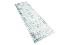 Load image into Gallery viewer, Unique Loom 3134066 Area Rug, 2' x 7' Runner, Light Blue