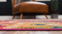Load image into Gallery viewer, Unique Loom Jardin Collection Colorful Abstract Multi Area Rug (2' x 3')