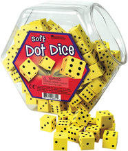 Load image into Gallery viewer, Learning Resources Hands-On Soft Dot Dice Bucket
