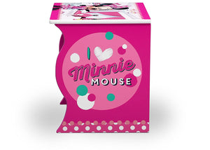 Delta Children Side Table with Storage, Disney Minnie Mouse