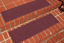 Load image into Gallery viewer, WaterGuard Squares Stair Treads, Bordeaux, Set of 4