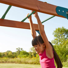 Load image into Gallery viewer, Swing-N-Slide WS 4564 Metal Monkey Bars with Six 21.5" Metal Rungs with Hardware, Green