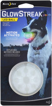 Load image into Gallery viewer, Nite Ize GlowStreak LED Dog Ball, Bounce-Activated Light Up Dog Ball