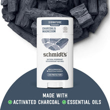Load image into Gallery viewer, Schmidt's Natural Deodorant - Charcoal + Magnesium 2.65 Oz