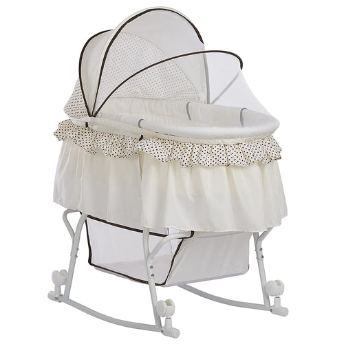 Dream On Me Lacy Protable 2 in 1 Bassinet and Cradle