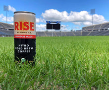 Load image into Gallery viewer, RISE Brewing Co. | Oat Milk Nitro Cold Brew Latte | No Sugar Added, Vegan | Organic &amp; Non-GMO | Low Acidity | 7 fl. oz. Cans