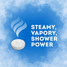 Load image into Gallery viewer, Vicks VapoShower, 3 Count Shower Bomb Tablets, Soothing Vicks Vapor Steam Aromatherapy with Eucalyptus and Menthol