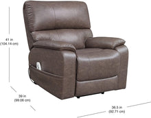 Load image into Gallery viewer, Better Homes &amp; Gardens Elton Deluxe Lift Recliner with Heat and Massage, Warm Gray Upholstery