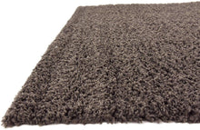 Load image into Gallery viewer, Unique Loom Solo Solid Shag Collection Modern Plush Graphite Gray Square Rug (8' 2 x 8' 2)