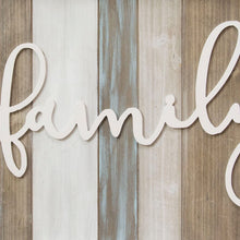 Load image into Gallery viewer, Stratton Home Decor Rustic Family Wood Wall Decor, 20.00 W X 1.00 D X 16.00 H, Multi