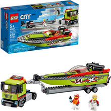 Load image into Gallery viewer, LEGO City Race Boat Transporter 60254 Race Boat Toy, Fun Building Set for Kids, New 2020 (238 Pieces)